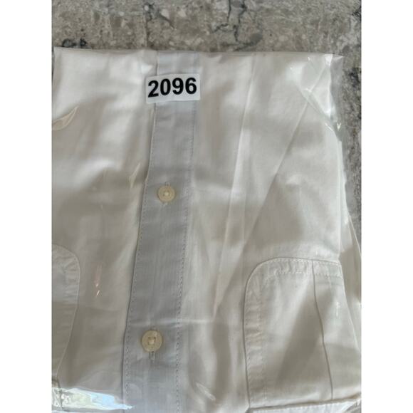 Tommy Hilfiger 100% Cotton Button Down Dress Shirt Sheer White Size Medium - Picture 9 of 9